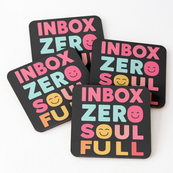 Item preview, Inbox Zero - Soul Full | Mindful Productivity Quote designed and sold by WearTheArtx.