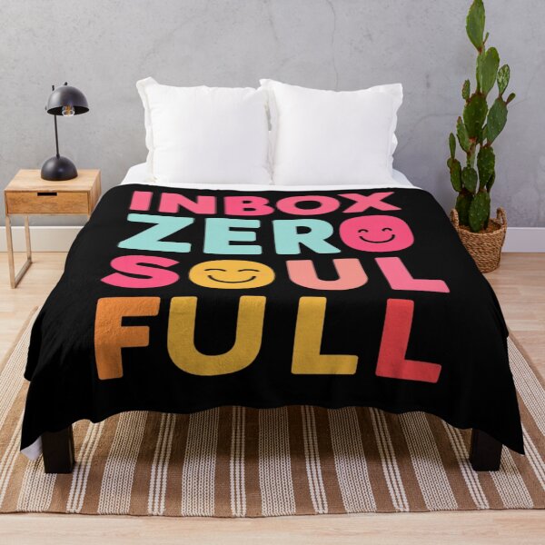 Item preview, Inbox Zero - Soul Full | Mindful Productivity Quote designed and sold by WearTheArtx.