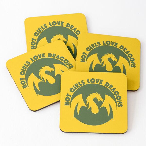 Item preview, Hot Girls Love Dragons Green designed and sold by UNK-Fatigues.