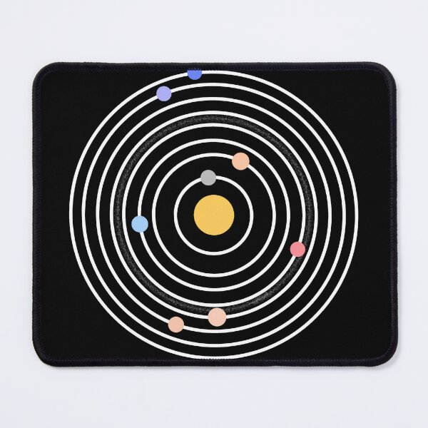 Item preview, Minimalist Solar System Planets Orbit Design designed and sold by P&B Digital Art.