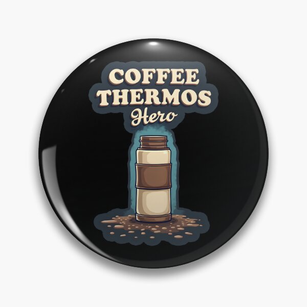 Item preview, Alan Wake is a Coffee Thermos Hero - Esports Gamer Energy Design designed and sold by SlightlyUnreal.