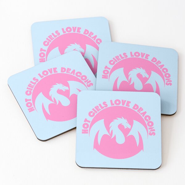Item preview, Hot Girls Love Dragons Pink designed and sold by UNK-Fatigues.