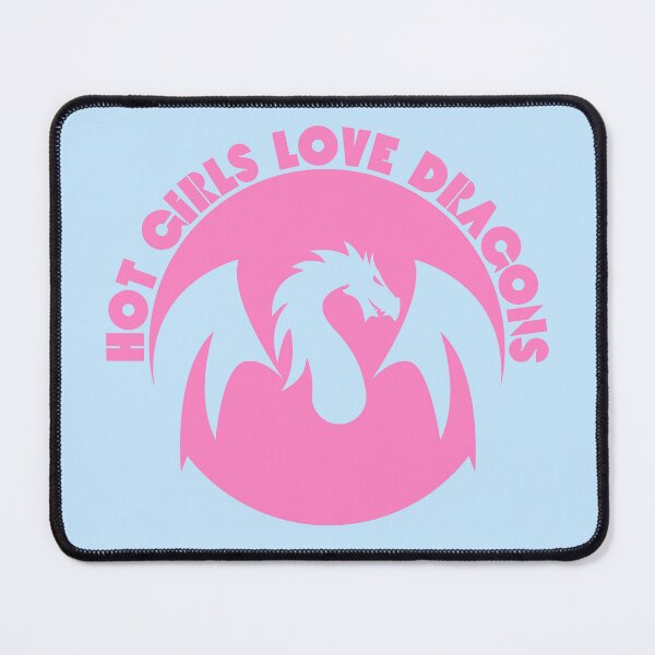 Item preview, Hot Girls Love Dragons Pink designed and sold by UNK-Fatigues.