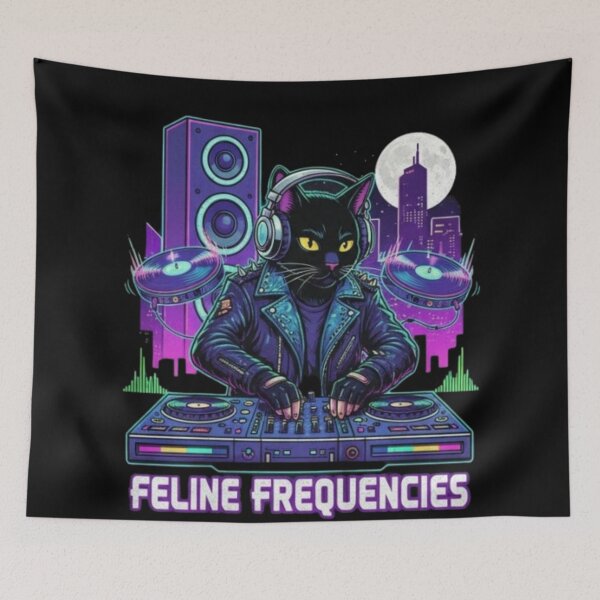 Item preview,  Dj Black Cat Funny  designed and sold by Obinne.
