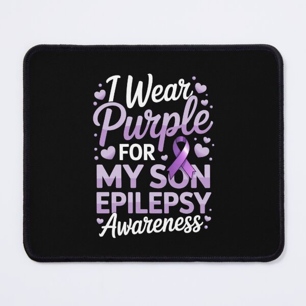 Item preview, I Wear Purple for My Son – Epilepsy Awareness Ribbon Design designed and sold by Gogetgiggles.
