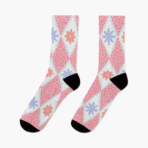 Item preview, Checkered Diamond Floral | Whimsical Doodle Flower designed and sold by JVCreative.