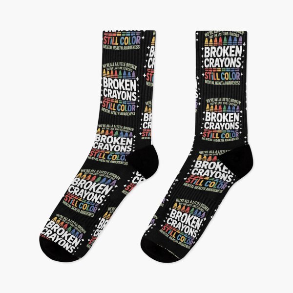 Item preview, Broken Crayons Still Color – Mental Health Awareness Design designed and sold by Gogetgiggles.