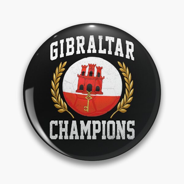 Item preview, SOCCER BALL FLAG CHAMPIONS - GIBRALTAR - Fans and Teams for Men and Women T-shirt designed and sold by wallsandpatts.