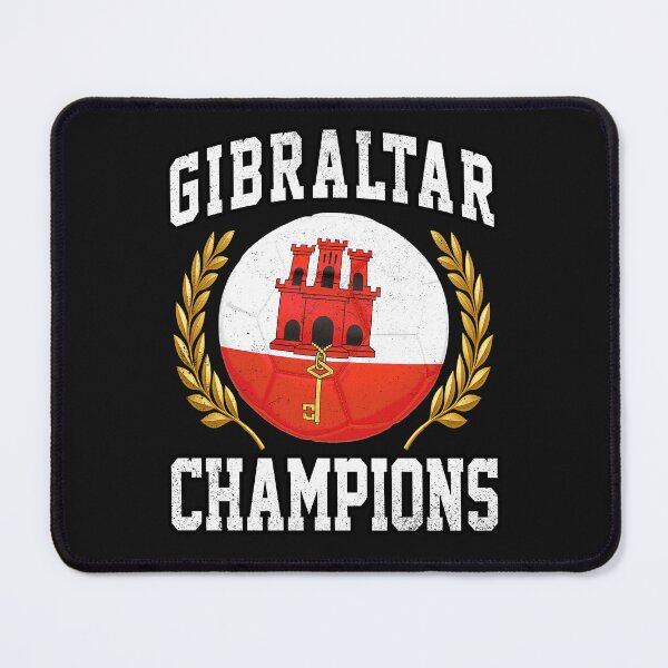 Item preview, SOCCER BALL FLAG CHAMPIONS - GIBRALTAR - Fans and Teams for Men and Women T-shirt designed and sold by wallsandpatts.
