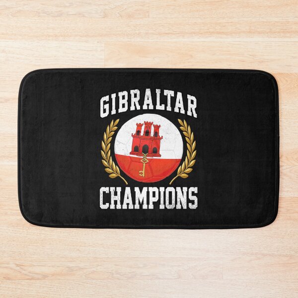 Item preview, SOCCER BALL FLAG CHAMPIONS - GIBRALTAR - Fans and Teams for Men and Women T-shirt designed and sold by wallsandpatts.