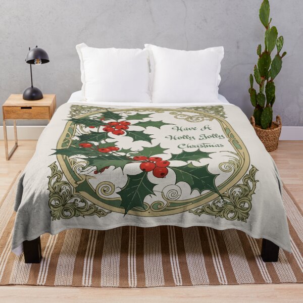 Item preview, Have A Holly Jolly Christmas Vintage Vibe designed and sold by taiche.