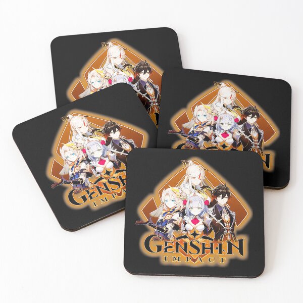Item preview, Genshin Impact Geo Characters designed and sold by NoelFischer.