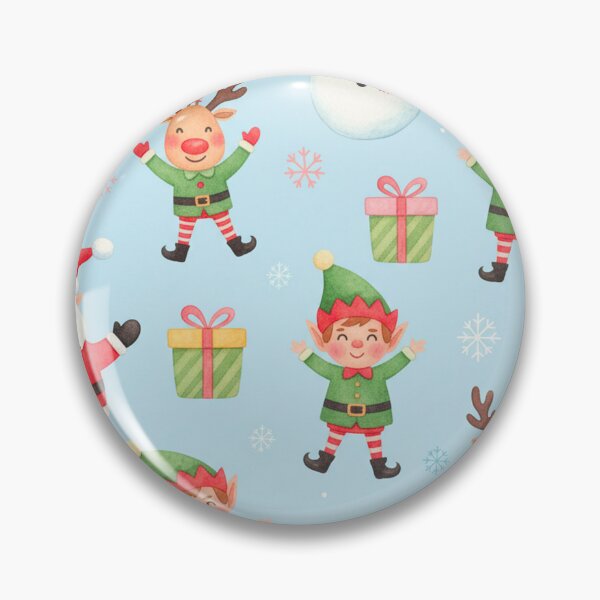 Artikelvorschau, Aquarell Weihnachtsmann & Schneemann Muster – Verspieltes Weihnachtsdesign für Kinder entworfen und verkauft von skysshobu.