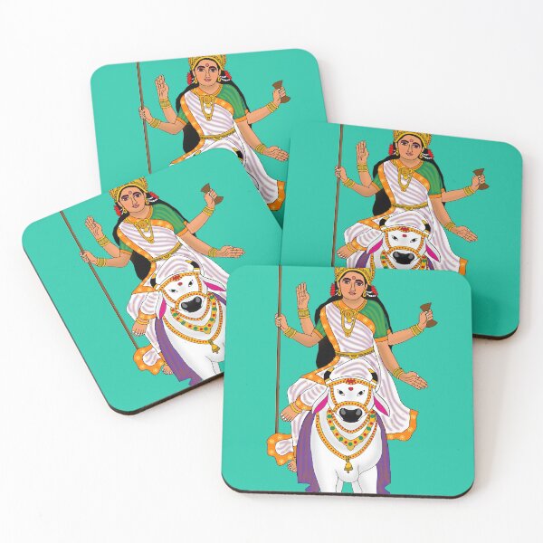Item preview, Goddess Mahagauri Divine Art designed and sold by Harshit_Digital_Arts.