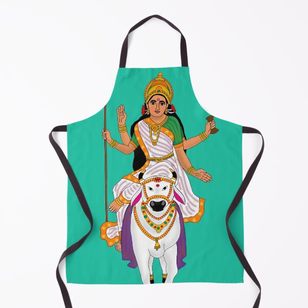Item preview, Goddess Mahagauri Divine Art designed and sold by Harshit_Digital_Arts.