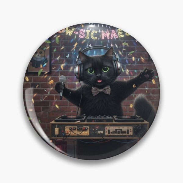 Item preview, BLACK CAT DJ designed and sold by Obinne.