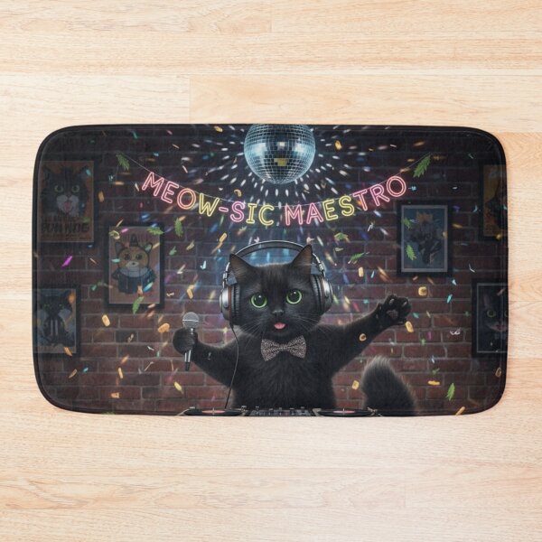 Item preview, BLACK CAT DJ designed and sold by Obinne.