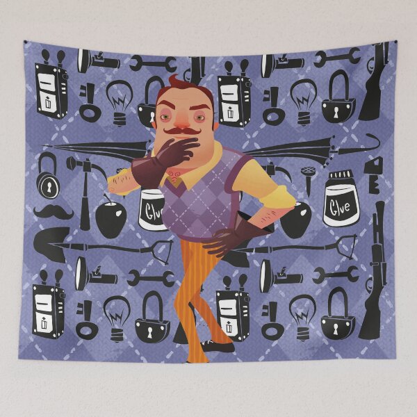 Item preview, Hello neighbor, computer game figure designed and sold by Mauswohn.