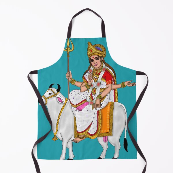 Item preview, Goddess Mahagauri Divine Art designed and sold by Harshit_Digital_Arts.