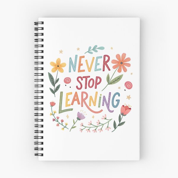 Item preview, Never stop learning designed and sold by nimmitrends.