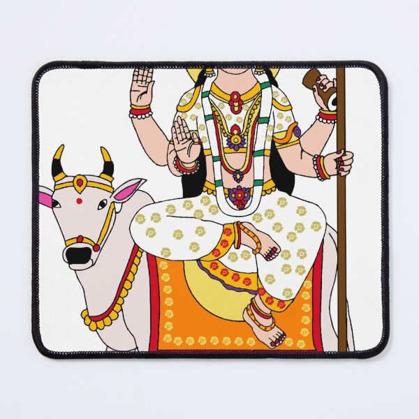 Item preview, Goddess Mahagauri Divine Art designed and sold by Harshit_Digital_Arts.