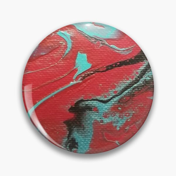 Item preview, Red and Turquoise  designed and sold by Rose Freeze - Afraid? Wander Naked.