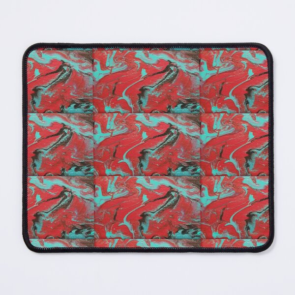 Item preview, Red and Turquoise designed and sold by Rose Freeze - Afraid? Wander Naked.