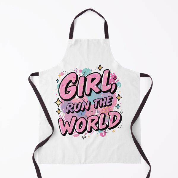 Item preview, Girl Run The World Feminist Empowerment Quote. Pink Aesthetic Motivational Typography Design designed and sold by Aarvya Fashion Club ( A.F.C ).