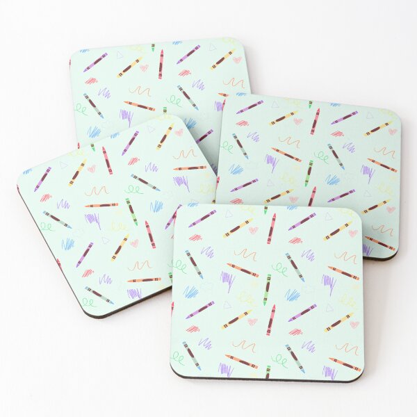 Item preview, Green Crayon Scribbles  designed and sold by Emily Germann-Hoschar.