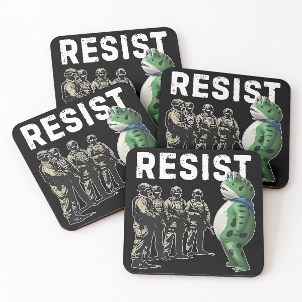 Item preview, Resist the Portland Frog designed and sold by EdificaturasArt.