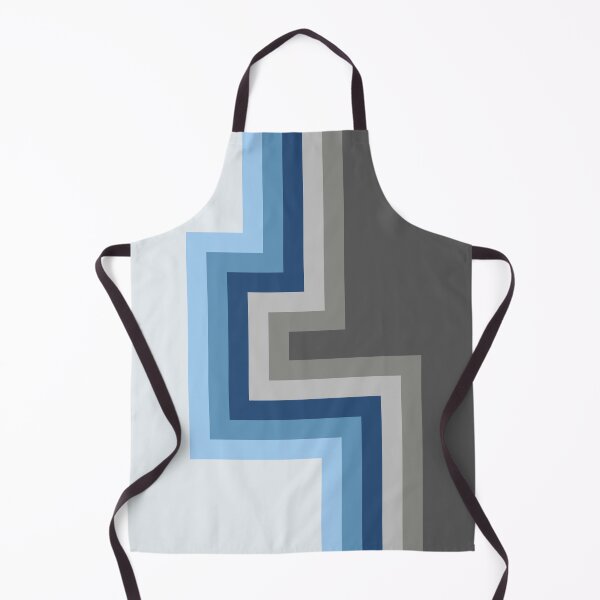 Item preview, Vintage Geometric Stripes Pattern in Navy Blue and Grey designed and sold by nineFlorals.