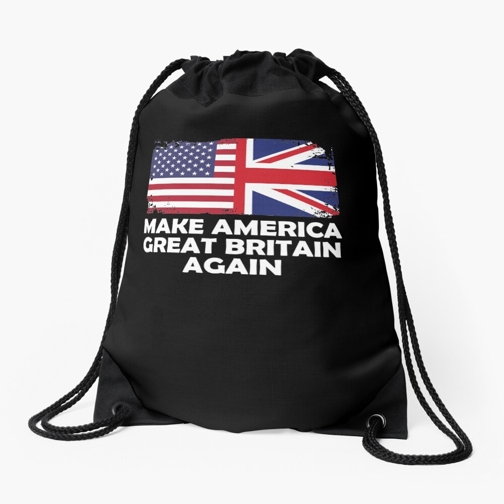 Make America Great Britain Again V5 Drawstring Bag