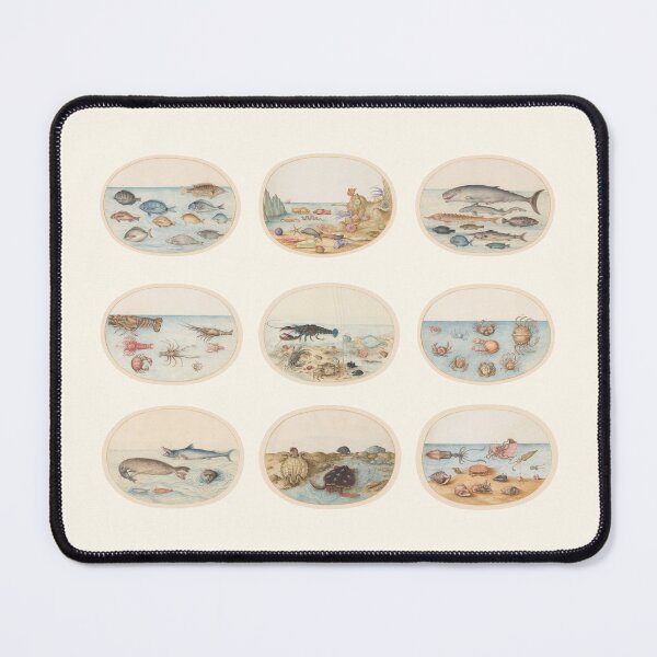 Item preview, Ocean Ovals - Classical Art - Plates - Vintage designed and sold by Chalene Warner.