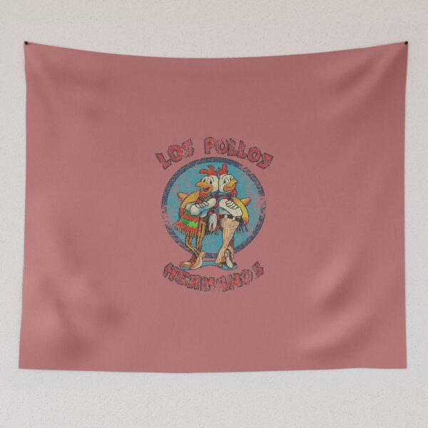 Item preview, 277-Breaking-Bad-Los-Pollos-Hermanos-Back-To-Back-Portrait-Logo designed and sold by AlyciaSchumm9.