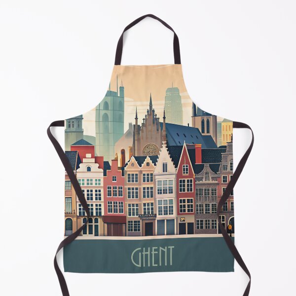 Item preview, Minimalist skyline of Ghent designed and sold by paulrommer.