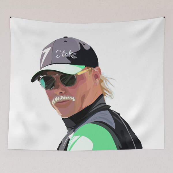 Item preview, Famous Valtteri Bottas Mullet and Mustache designed and sold by WorldEngine.