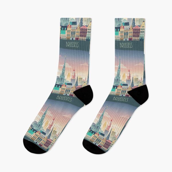 Item preview,    Minimalist skyline of Brussels designed and sold by paulrommer.