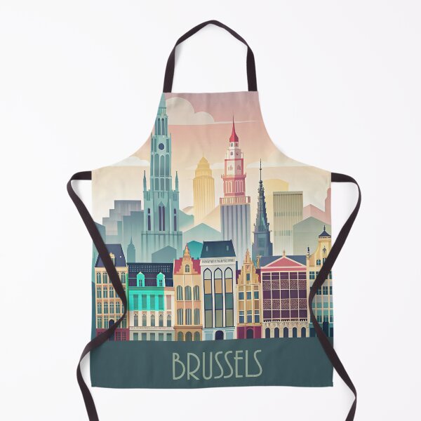Item preview,    Minimalist skyline of Brussels designed and sold by paulrommer.