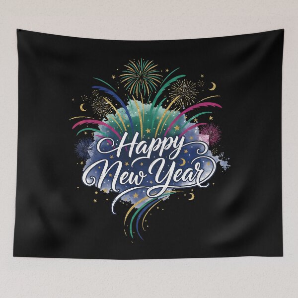 Item preview, Happy New Year Party Gifts & Tees Cheers To A New Year Happy New Year designed and sold by BernoNickel.