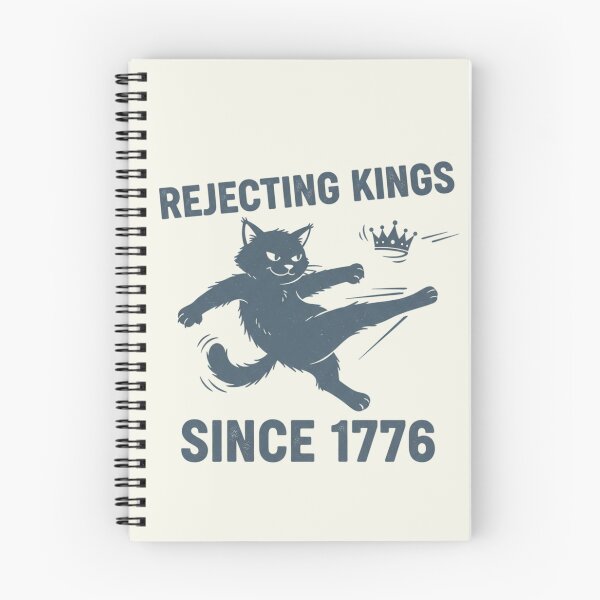 Item preview, No Kings In America Since 1776 Cat Kitten Vintage designed and sold by SunfullyYours.