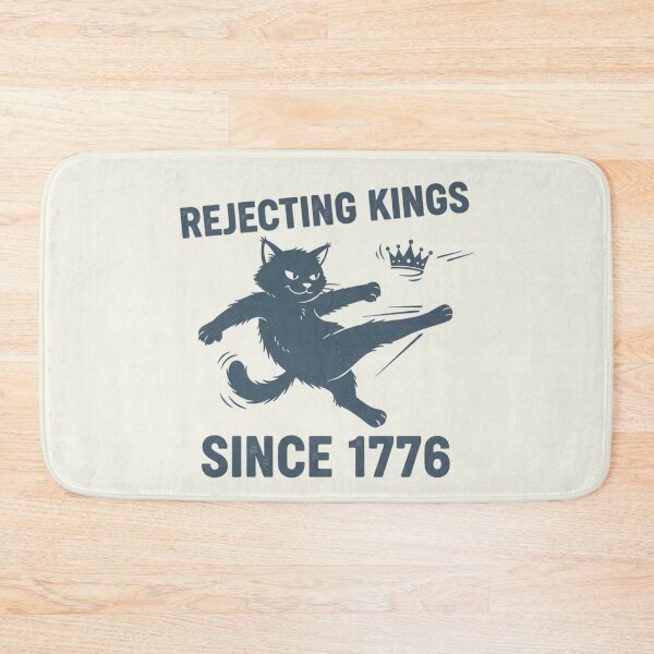 Item preview, No Kings In America Since 1776 Cat Kitten Vintage designed and sold by SunfullyYours.