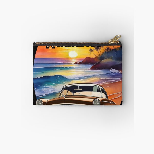 Item preview, Feel the Radiance - vintage sunset muscle car art  designed and sold by Digidelico.