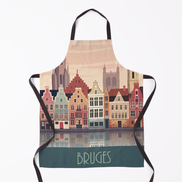 Item preview, Minimalist skyline of Bruges designed and sold by paulrommer.