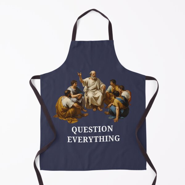 Item preview, Socratic Method Question Everything Quote designed and sold by Dakson Design - Fantasy Art.