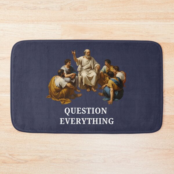 Item preview, Socratic Method Question Everything Quote designed and sold by Dakson Design - Fantasy Art.