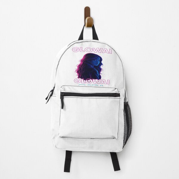 Item preview, GlowAI Girl — Neon Cyberpunk Art | Futuristic AI Aesthetic designed and sold by GlowAIDesigns.