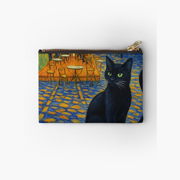 Item preview, Café Terrace at Night... and the Cat designed and sold by AgingeR.