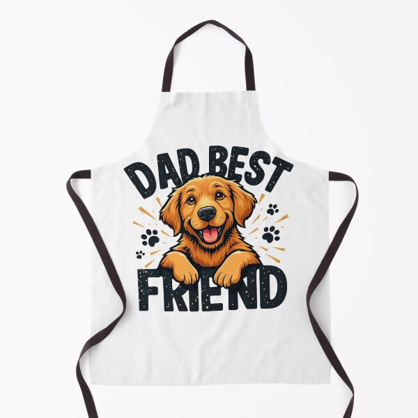 Item preview, Dad’s Best Friend T-Shirt – Cute Golden Retriever Dog Dad Gift Tee designed and sold by E-Stores.