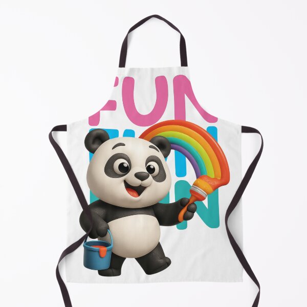 Item preview, kawaii panda, rainbow drawing designed and sold by Mauswohn.