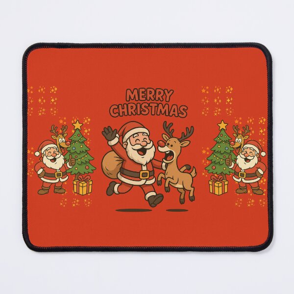 Item preview, Santa Claus Happy with Rudolph designed and sold by Arte Cartoon From TagTeam Group.